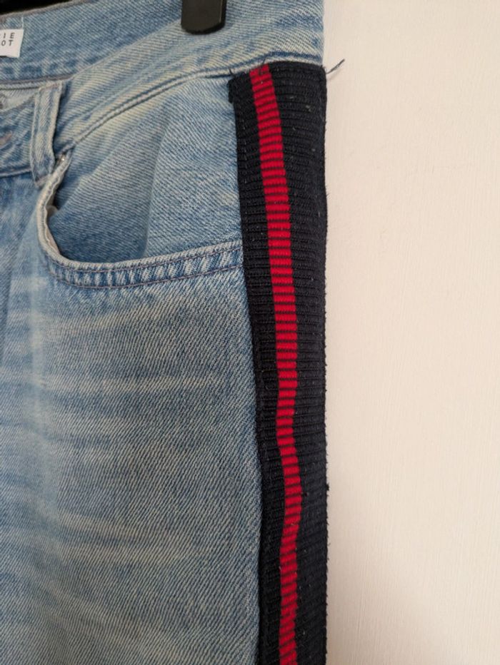 Jean boot cut bandes contrastantes Claudie Pierlot - photo numéro 3