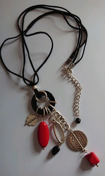 Collier long fantaisie