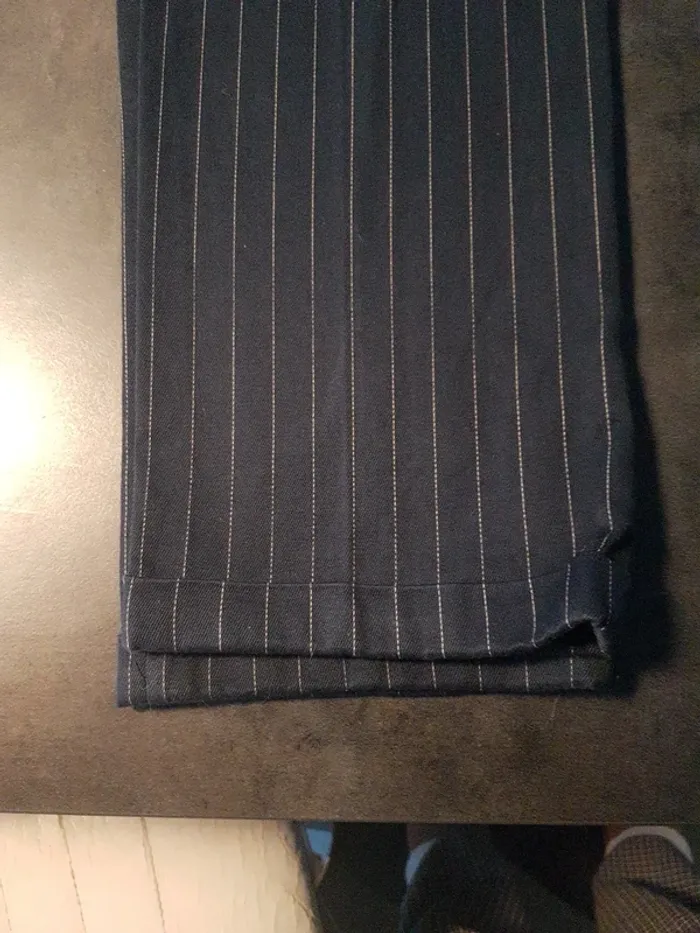 Pantalon femme  marine rayé - photo numéro 3