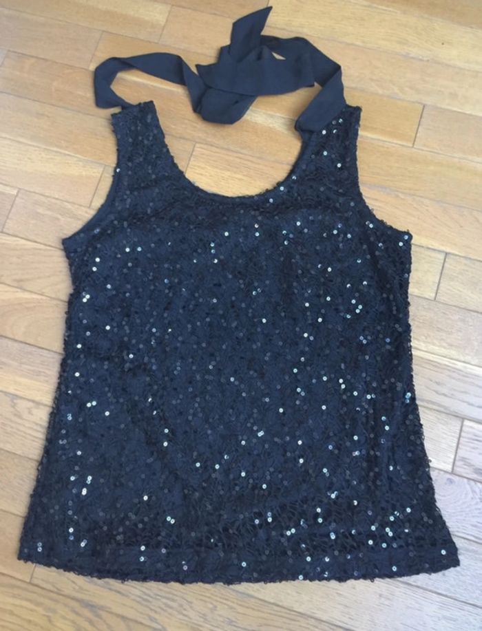 Top à sequins Jacqueline Riu T 42 - photo numéro 5