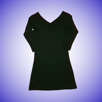 Robe Pull Jennyfer Noire Décolleté V Très Bon État