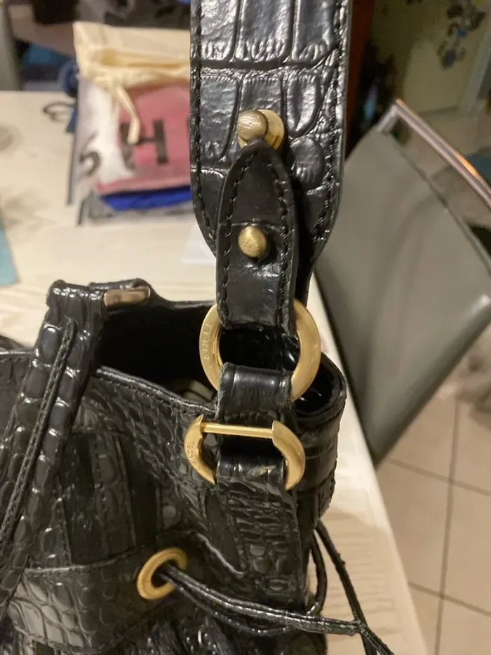 sac 1er flirt LANCEL grand model noir cuir authentique - photo numéro 13