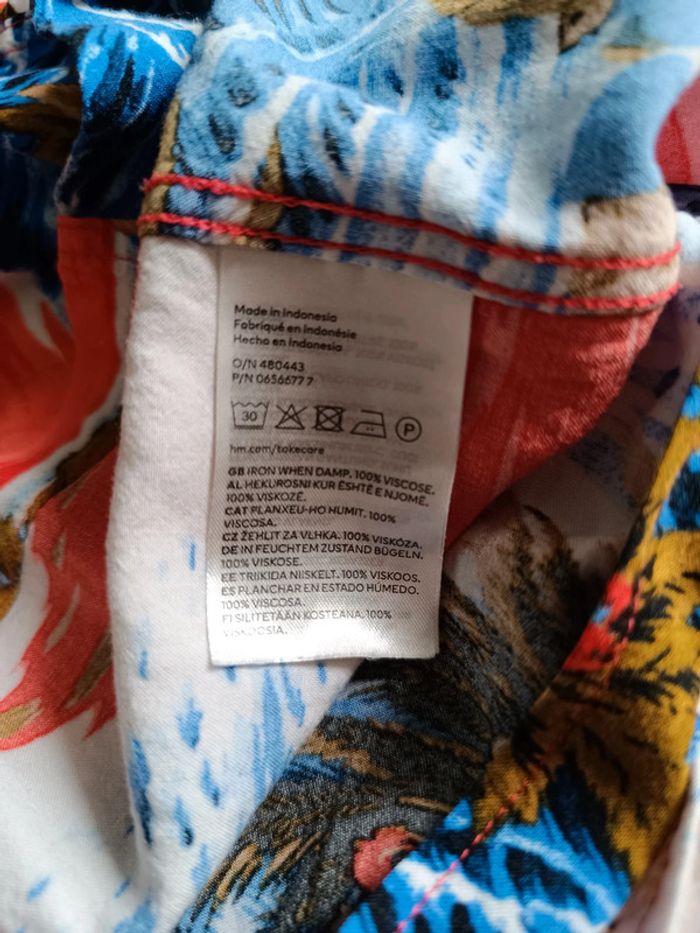 Chemise hawaïenne H&M taille xs - photo numéro 4