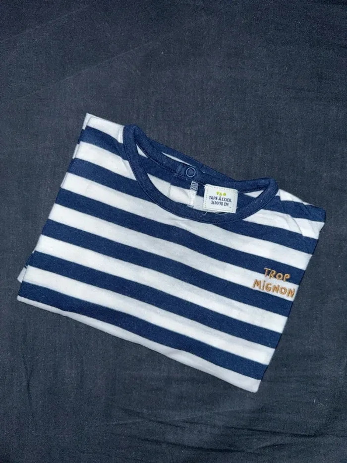 Tee shirt manche longue tape à l’œil - photo numéro 2
