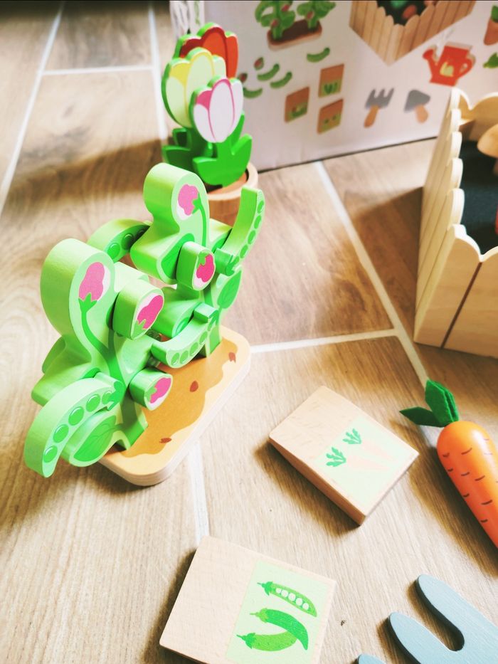 🥕Coffret Mon premier potager en bois marque Vertbaudet neuf - photo numéro 4