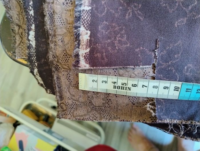 Coupon marron/beige - photo numéro 3