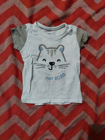 T-shirt tigre just roarr T.9-12 mois