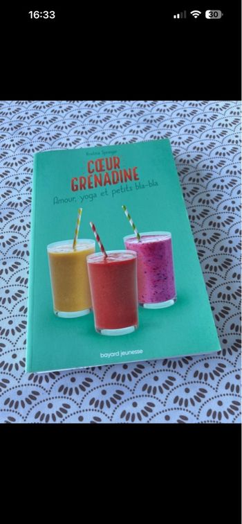 Livre Cœur Grenadine 