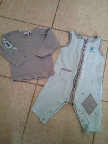 Ensemble combinaison + t-shirt + gilet