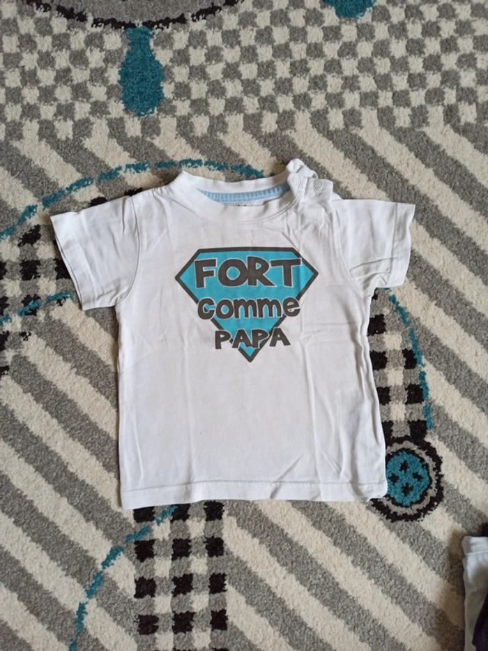 Lot de 2 t-shirts MC - Taille 18 mois - photo numéro 4