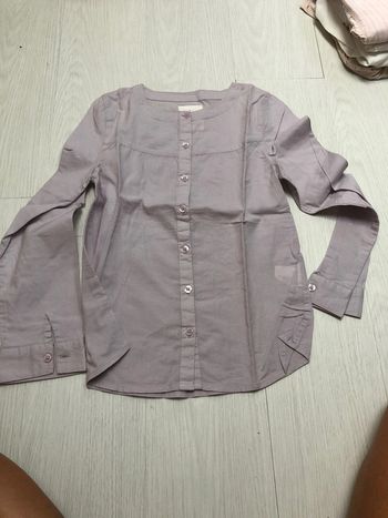 Chemise violette Lisa Rose 8 ans neuf