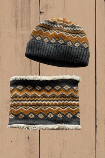 Ensemble bonnet + cache-cou garçon Orchestra – 3/4 ans – TBE