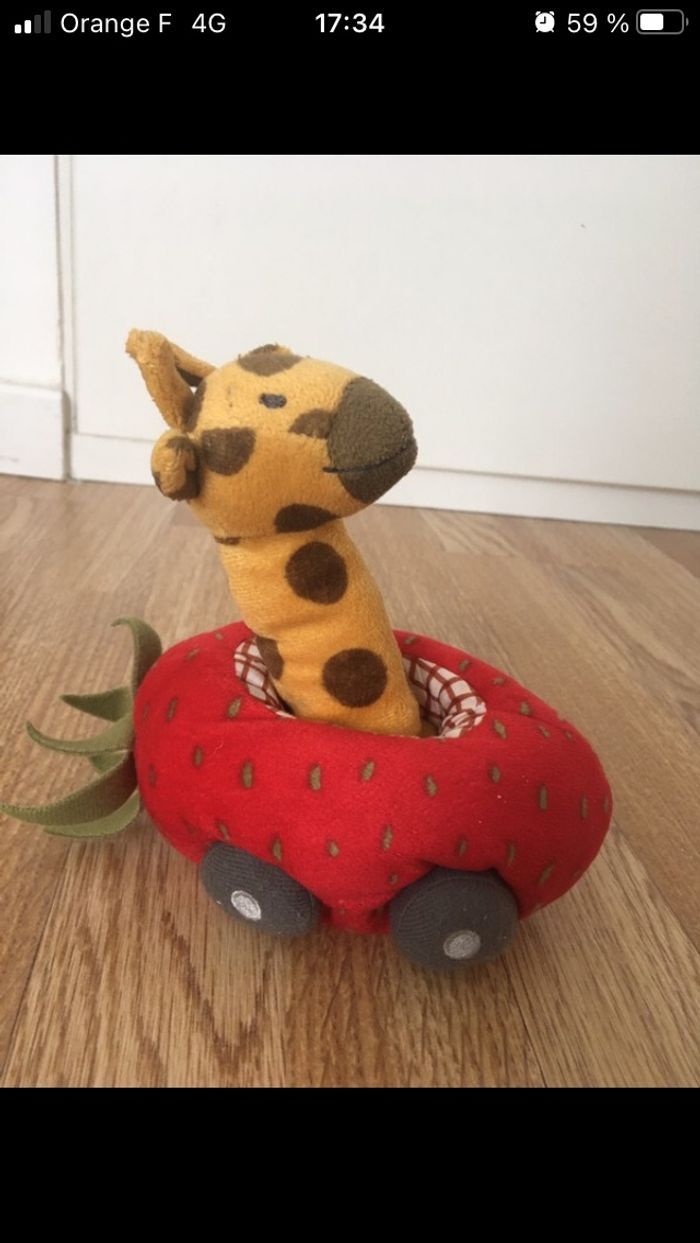 Hochet bébé en peluche. - photo numéro 3