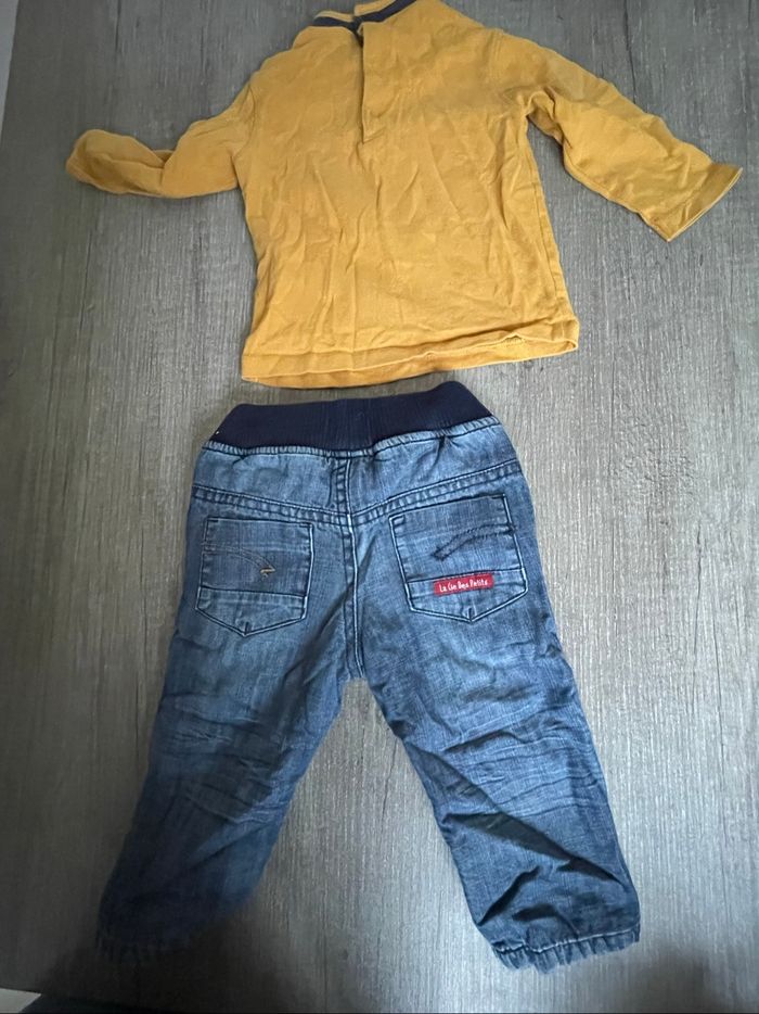 Ensemble jean + t-shirt 18 mois - photo numéro 2