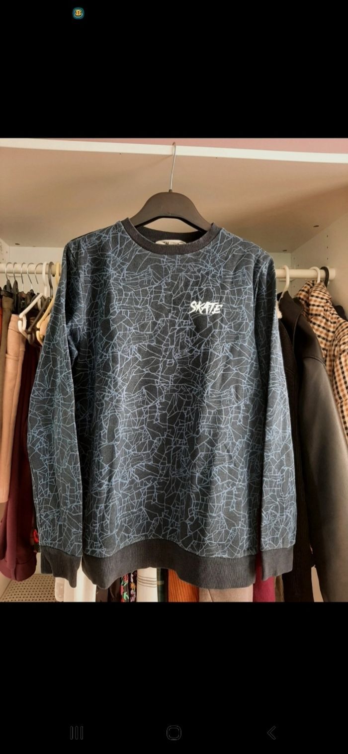 Sweat-shirt bleu marine