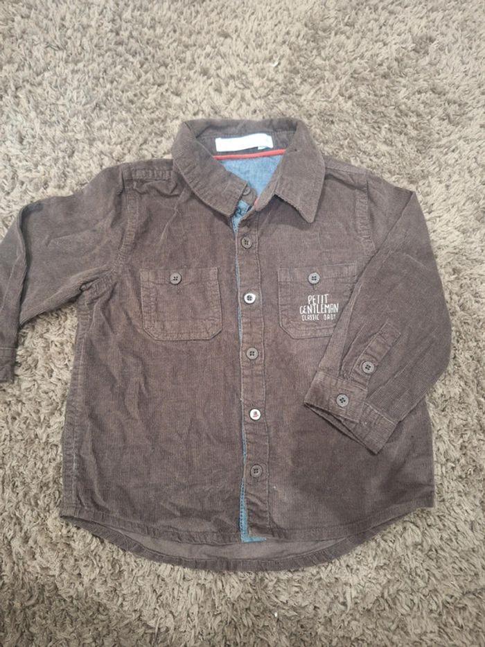 Chemise gemo taille 18mois