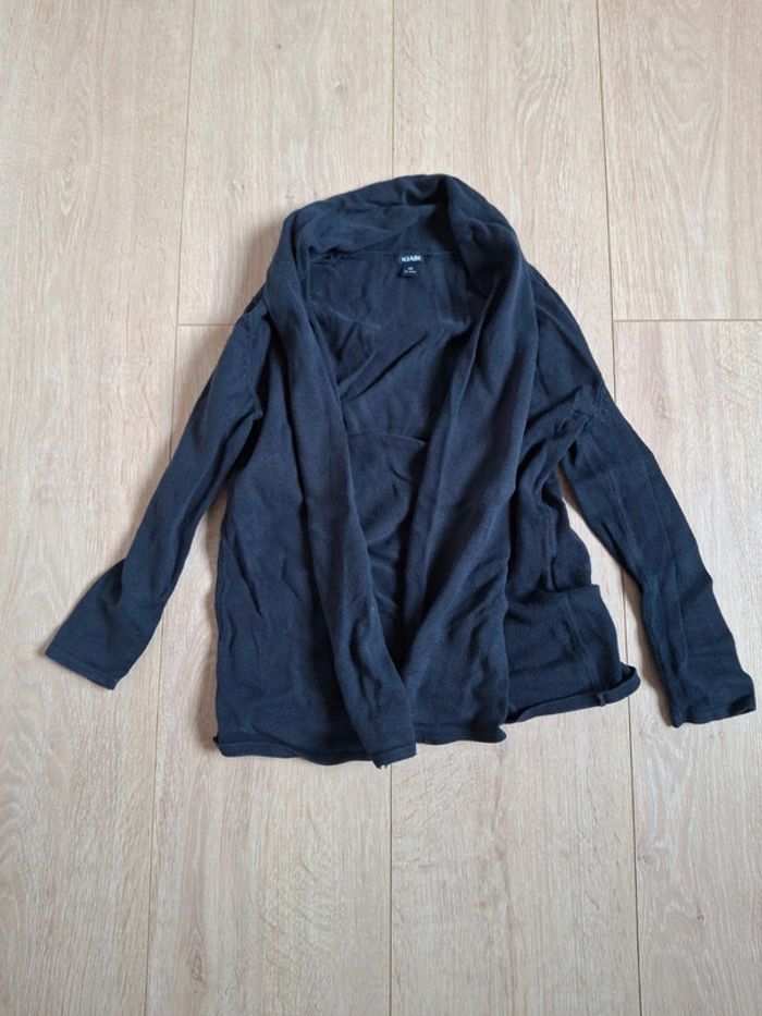 Gilet sans boutons bleu marine