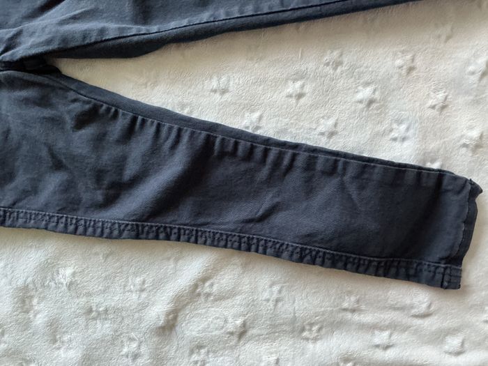 pantalon slim bleu marine taille réglable 3 ans tissaia - photo numéro 3