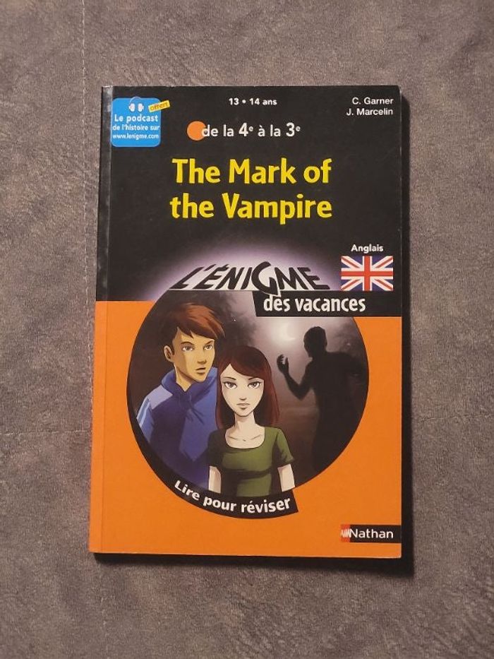 The Mark of the Vampire De la 4e à la 3e Par Charlotte Garnier