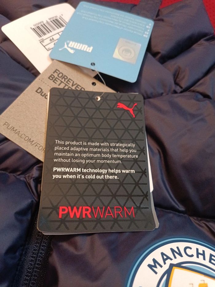 Doudoune Manchester City, Puma Authentique Officiel taille Adulte XS, Neuf - photo numéro 7