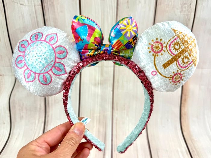 Ears serre-tête oreilles Minnie attraction it’s a small World Tokyo Disneyland import Japon - photo numéro 9