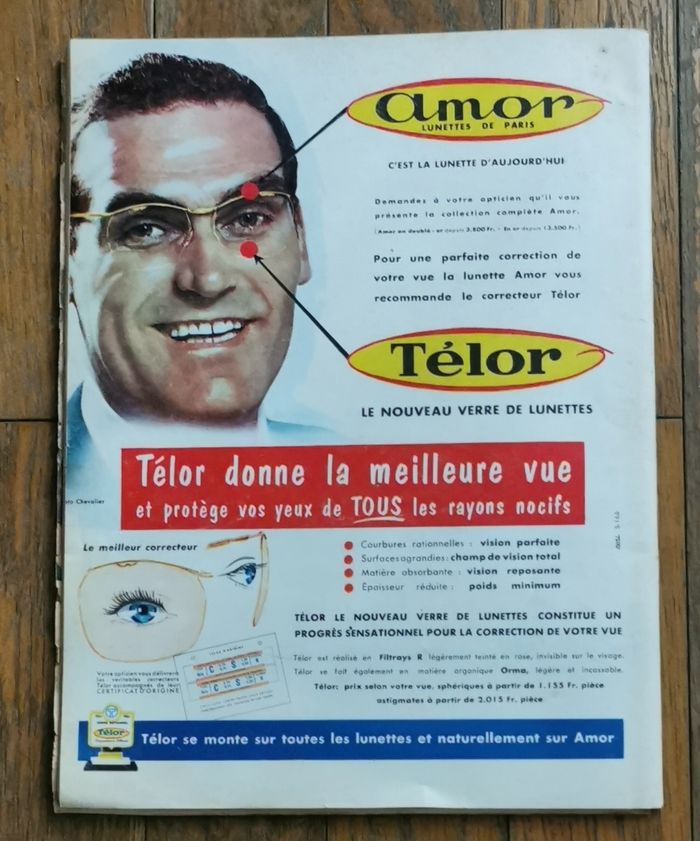 Ancien magazine Elle années 50 Vintage - photo numéro 10