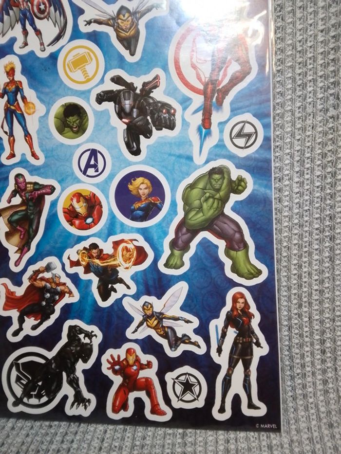 Autocollants stickers x2 "Avengers" Marvel - photo numéro 6