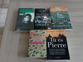  Lot de 5 livres, romans,(29)Susan R. Sloan ect.)