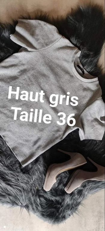 Haut gris Taille 36