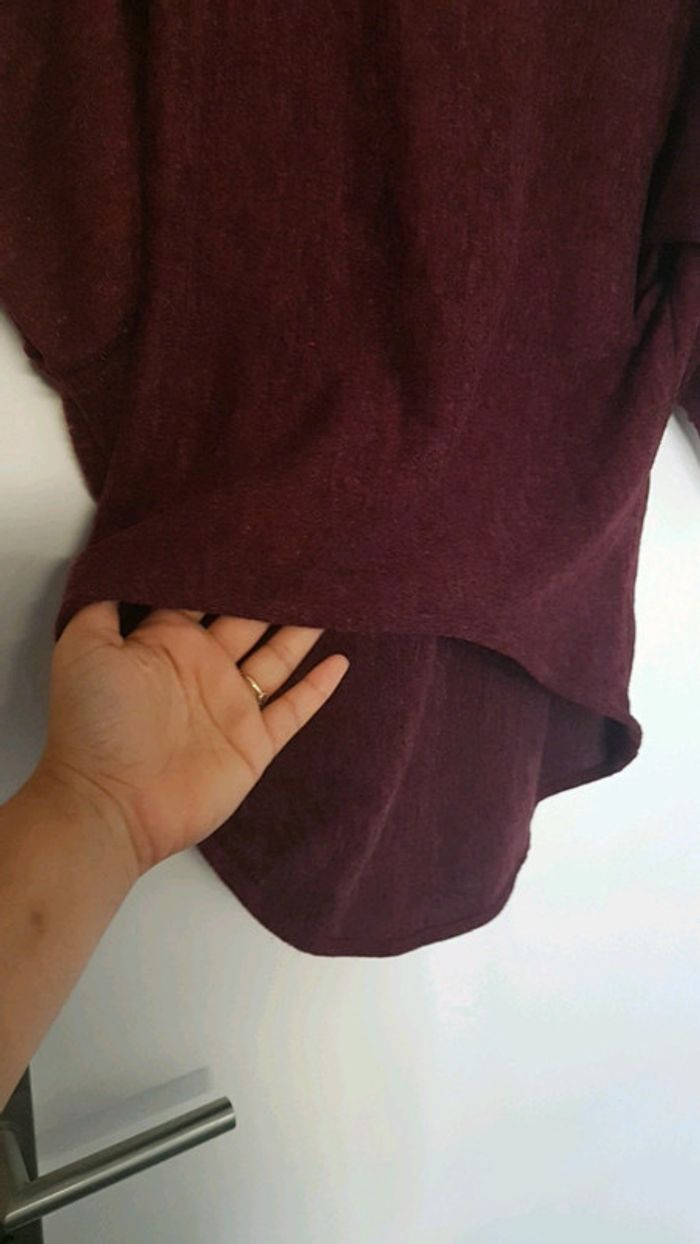 Pull bordeau - photo numéro 2