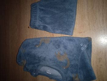 Pyjama chaud deux pièce 12mois Kiabi