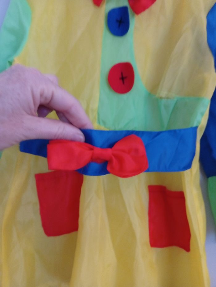 Top clown multicolore 5ans - photo numéro 3