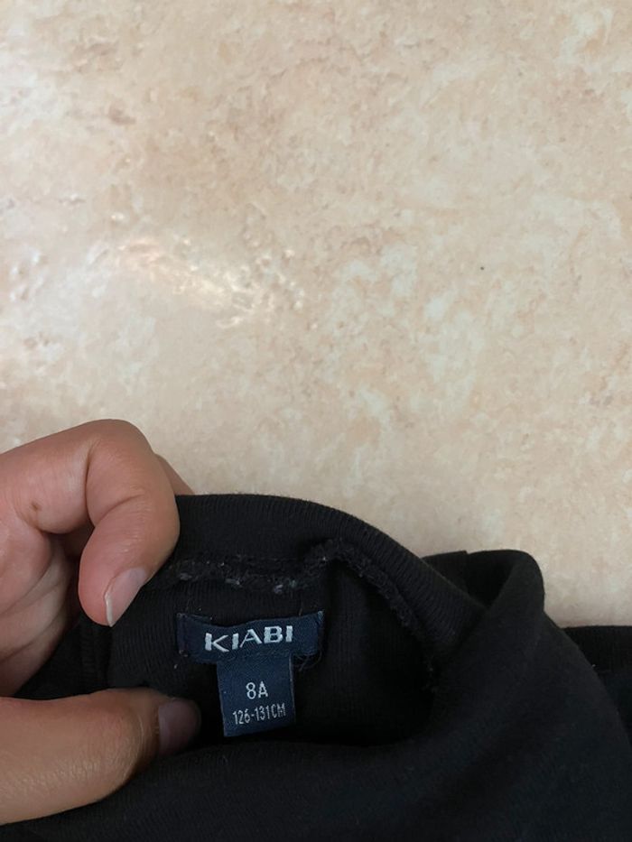 Pull col roulé Kiabi – noir – taille 8 ans - photo numéro 3