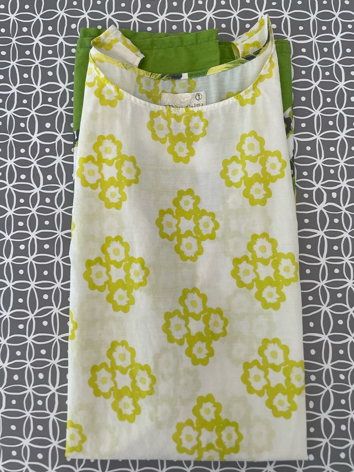Robe Teddy Smith taille 1,XS/S,36/38,blanche à motifs jaunes,verts,noirs,tbe - photo numéro 7