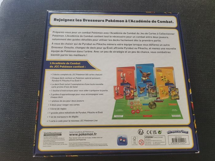 Jeu societe pokemon académie combat niveau 1 - photo numéro 2