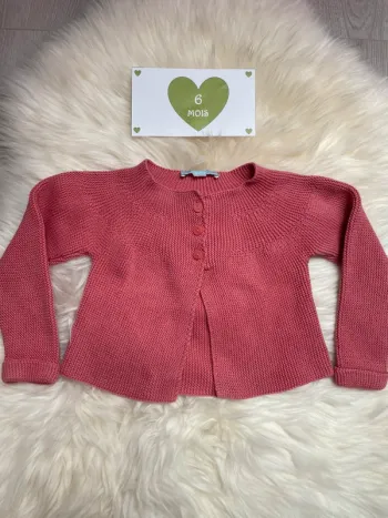 6 mois - Gilet corail Obaidi