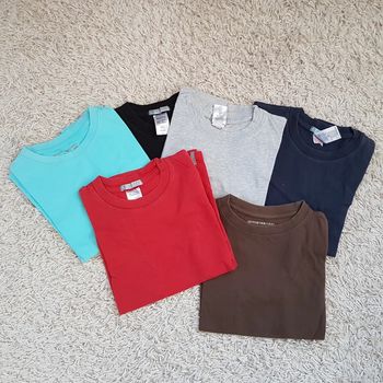 Lot 6 tee shirts unis