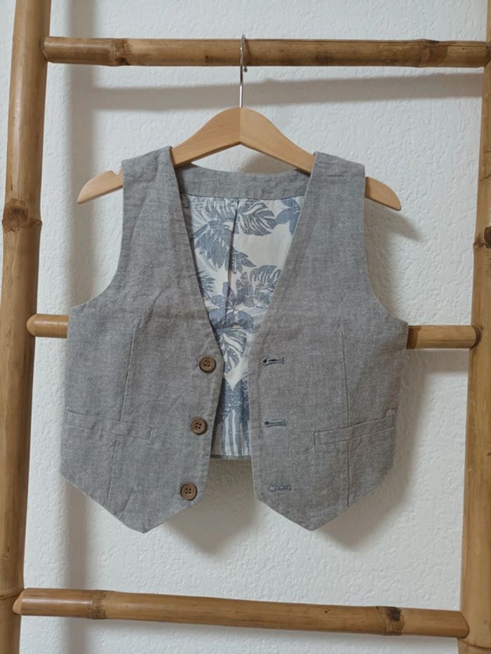 Gilet sans manches gris Palomino 6 ans