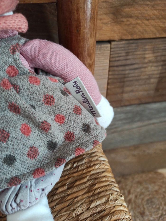 Peluche poupée les coquettes Moulin roty tbe - photo numéro 4