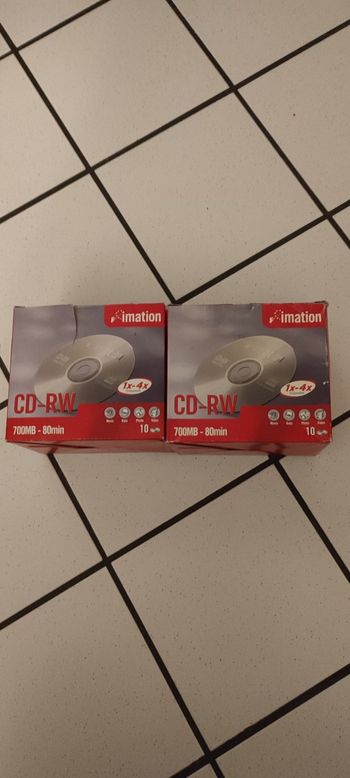 19 CD-RW 700 MB-80 min