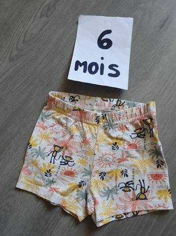 Short 6mois garçon