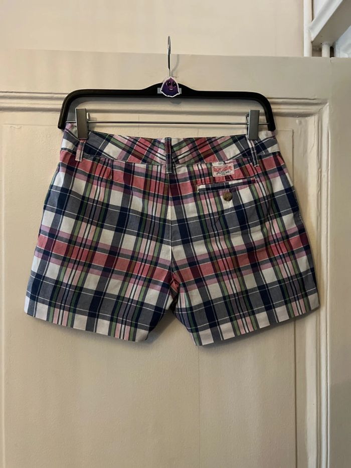 Short en coton motif madras 14 ans - Ralph Lauren - photo numéro 3