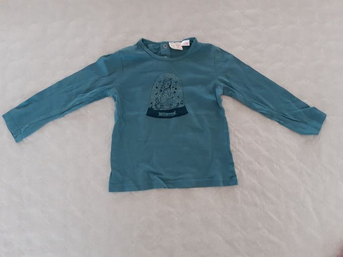 Lot de 2 tee shirts manches longues taille 18 mois - photo numéro 4