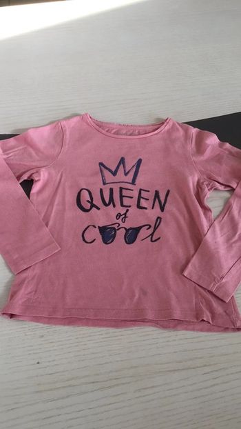 Tee-shirts ML rose « Queen » 6 ans Orchestra