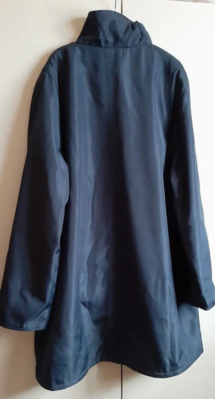 Imperméable réversible bleu marine et gris - photo numéro 2