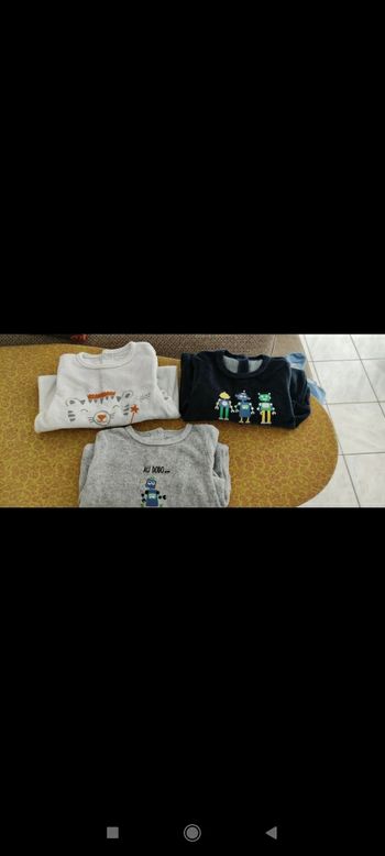 Lot de 3 pyjamas