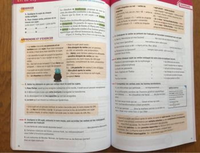 Cahier de français 6ème avec corrigés - photo numéro 2