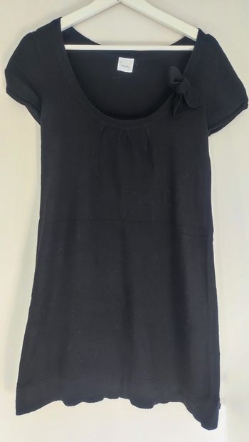 Robe noire hiver camaïeu