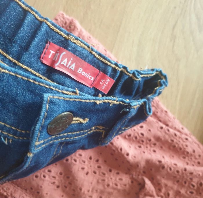 🩷 Ensemble tee-shirt ML jean 4 ans Kiabi/Tissaia #emyfleury_4ansfille - photo numéro 6