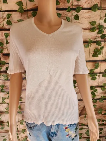 🌸Tshirt MC Blanc Pauporté Taille 40🌸